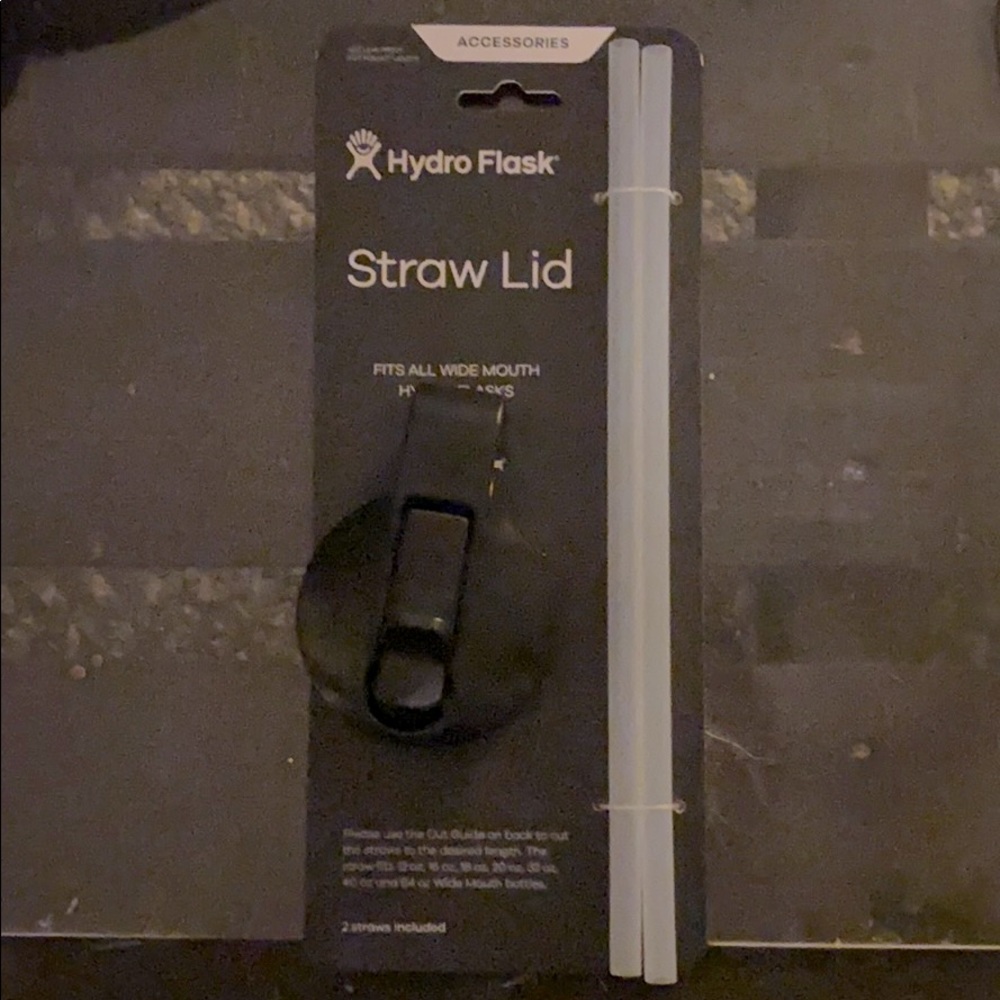 Brand New Hydroflask Straw Lid with Two Straws